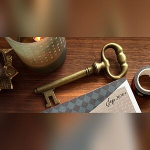 Archer & Olive Gold Key-Shaped Letter Opener